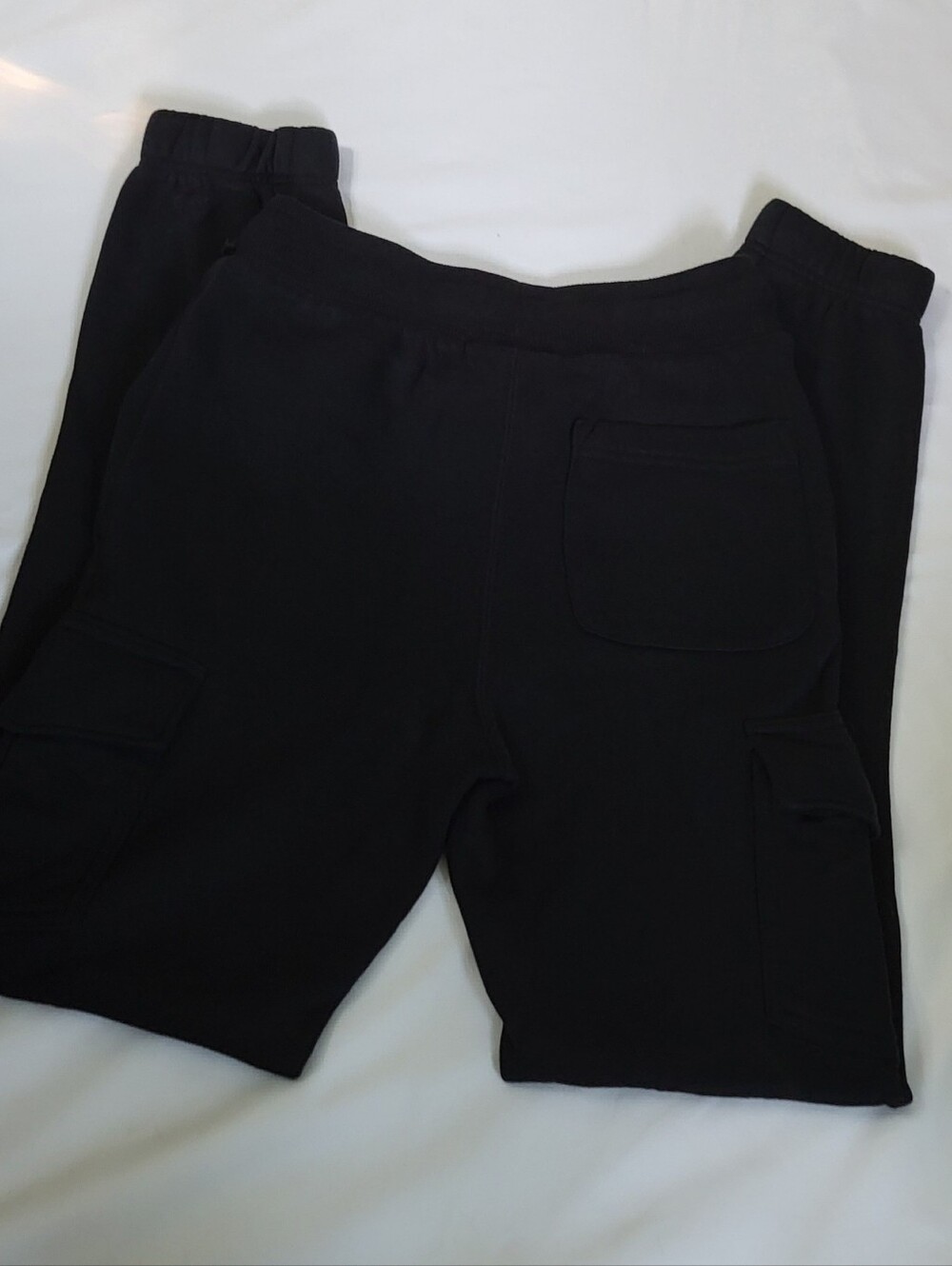 NEW Men's XS Goodfellow & Co Black Fleece-Lined Cargo Jogger Pants - Picture 3 of 6